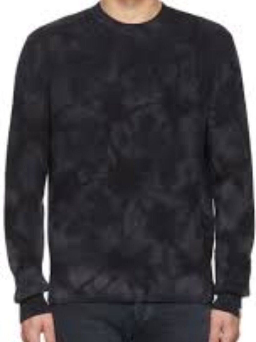 Rag & Bone Black Tie Dye Dexter Sweater L